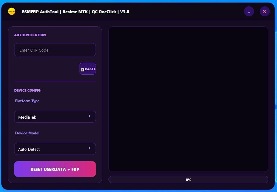 Realme Tool Interface